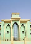 Nouakchott, Mauritania: detail of the the City Hall building - Communaut Urbaine de Nouakchott - photo by M.Torres