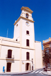 Melilla: clock tower - Melilla la Vieja / Plaza de los Aljibes - Casa del Reloj o Torre de la Vela - Museo Municipal - photo by M.Torres
