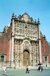 Mexico City: at the Metropolitan Cathedral / Catedral Metropolitana - Zocalo - architect: Lorenzo Rodrguez - Unesco world heritage (photo by M.Torres)