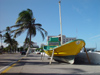 Mexico - Veracruz: boat on the street / barco en la calle (photo by A.Caudron)