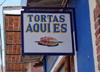 93  Mexico - Jalisco state - Ajijic - tortas shop - sign - photo by G.Frysinger