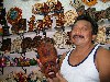 Mexico - Valladolid (Yucatn): vendedor de artesania / handicrafts seller (photo by Angel Hernndez)