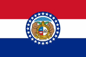 Missouri flag - motto: Salus populi suprema lex esto - United States of America / Estados Unidos / Etats Unis / EE.UU / EUA / USA