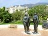 Monte-Carlo: Botero's view of Adam and Eve - Princess Grace gardens (photo by D.Jackson)
