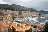 Monaco-Ville: view towards La Condamine, Port de Monaco and Monte Carlo - photo by N.Keegan