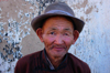 Gobi desert, southern Mongolia: Mandalgobi, Dundgovi Province - old friendly man - photo by A.Ferrari