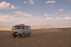 Mongolia - Gobi desert: local jeeps - marshrutka - Russian 4x4 van - photo by A.Summers