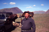 Mongolia - Altai - Bayan Olgii province: Kazak hunter with his eagle - photo by A.Summers
