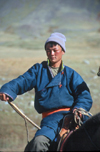 Mongolia - Uvs province: young Mongolian nomadic hearder - photo by A.Summers