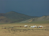 Mongolia - Tsetserleg / TSZ - Arkhangai Aimag: gers and the Khangai Mountains - photo by P.Artus