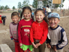 Mongolia - Burgun, Bayan-lgiy Aymag: smiling children - photo by P.Artus