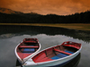 Montenegro - Crna Gora - Durmitor national park: Crno jezero - boats in the lake - photo by J.Kaman