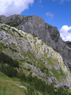 Montenegro - Crna Gora - Durmitor national park: landscape around Crvena greda peak - photo by J.Kaman