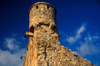 Montenegro - Budva: city walls - turret - photo by D.Forman