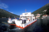 Montenegro - Crna Gora - Kamenari: the Kamenari - Lepatani ferry crossing Kotor fjord - photo by D.Forman