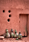 Morocco / Maroc - Tamegroute: ventilation holes and amphorae - hoto by F.Rigaud