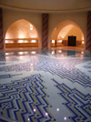 Morocco / Maroc - Casablanca: Hassan II mosque - water hall - communal bath - photo by J.Kaman