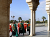 Morocco / Maroc - Rabat: mausoleum of Mohammed V - change of the guard - photo by J.Kaman