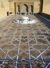 Morocco / Maroc - Rabat: Moroccan craftsmanship - geometrical motives on a floor - photo by J.Kaman