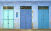 Morocco / Maroc - Chechaouen: doors in the Medina - photo by J.Banks