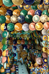 Marrakesh, Morocco / Maroc: plate vendor - photo by J.Banks
