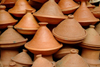 Morocco / Maroc - Tajines - clay - ceramic - photo by J.Banks