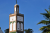 Casablanca, Morocco: minaret of Dar Maghzen mosque - Blvd Sidi Mohammed ben Abdallah - photo by M.Torres