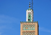 Casablanca, Morocco: minaret of Al-Djemma Mosque - Medina, near Bab Marrakech - photo by M.Torres