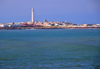 Casablanca, Morocco: el-Hank lighthouse and the bay - phare el-Hank - photo by M.Torres