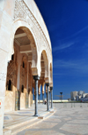 Casablanca, Morocco: Hassan II mosque - arches on the eastern side - photo by M.Torres