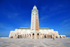 Casablanca / Anfa, Morocco: Hassan II mosque - built on reclaimed land - photo by M.Torres