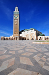 Casablanca, Morocco: Hassan II mosque and its courtyard for 120.000 faithful - photo by M.Torres