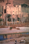 Morocco / Maroc - Benhaddou: casbah and Ouarzazate River - photo by F.Rigaud