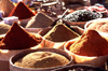 Morocco / Maroc - Ouarzazate: spices at the souk - photo by F.Rigaud
