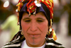 Morocco / Maroc - Imilchil: lady with traditional head-gear - Ait Haddidou tribe - photo by F.Rigaud