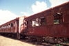Mozambique / Moambique - Inhambane: rusting train - old carriages / carruagens abandonadas - photo by F.Rigaud
