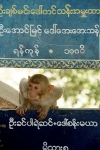 Myanmar / Burma - Mt Popa - the Burmese Meteora - monkey and burmeese script (photo by J.Kaman)