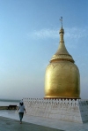 Myanmar / Burma - Bagan / Pagan: Bupaya pagoda, , by the Ayeyarwady river - stupa - stuppa - zedi - religion - Buddhism (photo by J.Kaman)