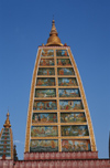 Myanmar - Yangon: Mahabodhi Paya built in the style of original pagoda in Bodhgaya, India - Shwedagon pagoda compound - photo by W.Allgwer - Innerhalb des Tempelkomplexes der Shwedagon-Pagode steht die Nachbildung der indischen Mahabodi-Pagode.