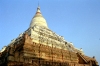 Myanmar / Burma - Bagan / Pagan: temple with stupa, locally called 'zedi' (photo by J.Kaman)