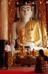 Myanmar / Burma - Yangoon / Rangoon: Buddha statue - Shwedagon pagoda - religion - Buddhism - art - Asia (photo by J.Kaman)