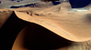 Namibia: Aerial view of knifeedge sand dune, Sossusvlei, Hardap region - photo by B.Cain