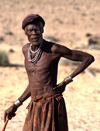 Namibia: Himba Man, Skeleton Coast, Kunene region - photo by B.Cain