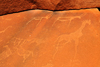 Twyfelfontein, Kunene Region, Namibia: Twyfelfontein rock carvings - animal petroglyphs - UNESCO World Heritage Site - photo by Sandia