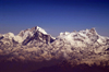 Nepal - Himalaya peaks, seen from the air - photo by A.Ferrari