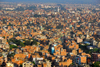 Kathmandu, Nepal: view over Kathmandu - ocean of red bricks - photo by J.Pemberton