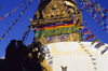 Kathmandu valley, Nepal: Swayambhunath stupa - the temple plays an important role for the Vajrayana Buddhists from northern Nepal and Tibet, and especially the Newari Buddhists of Kathmandu valley - photo by W.Allgwer