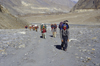 Upper Mustang district, Annapurna area, Dhawalagiri Zone, Nepal: sherpas on the Jomsom Trek - photo by W.Allgwer
