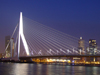 Netherlands - Rotterdam / RTM (Zuid-Holland): Rotjeknor - Erasmus bridge / Erasmus Brug (photo by M.Bergsma)