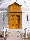 New Caledonia / Nouvelle Caldonie - Phare Amde lighthouse - close-up of the door - le gardien de la passe de Boulari (photo by R.Eime)